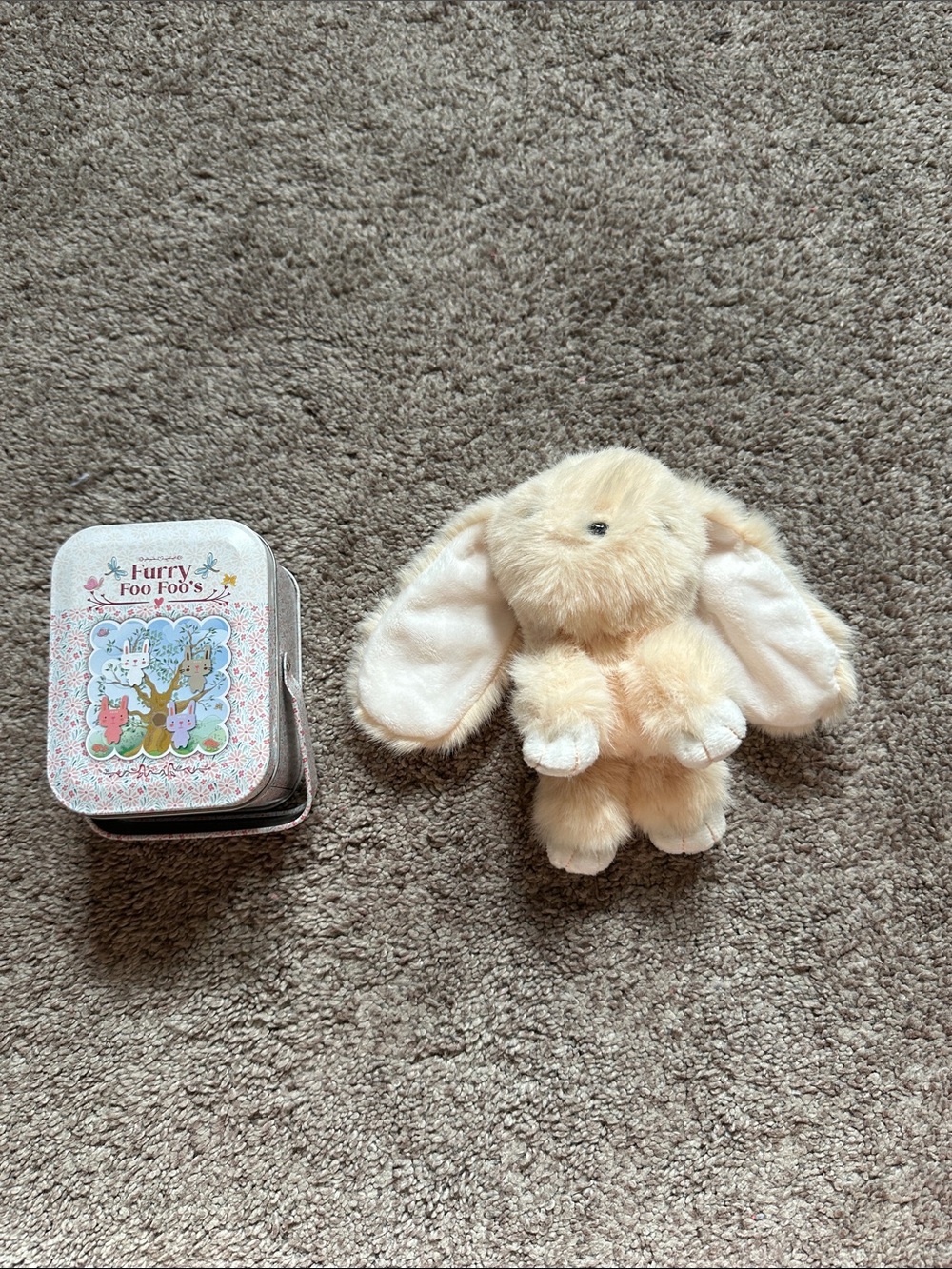 Furry Foo Foo’s Plush Bunny Keychain